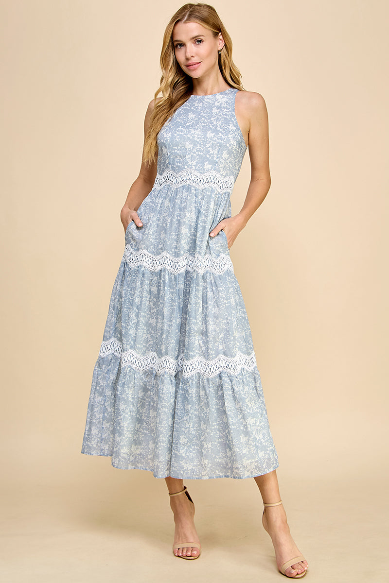 Tiered Midi Dress